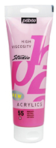 100ml STUDIO ACRYLIC AZO PINK 55 PEBEO 837055