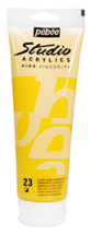PEBEO MED CADMIUM YELLOW HUE 250ml STUDIO ACRYLIC 164023