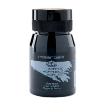 R&L ESSENTIALS ACRYLIC 500ml - MARS BLACK RAA-5120