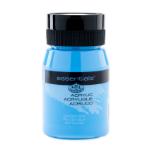 R&L ESSENTIALS ACRYLIC 500ml - CERULEAN BLUE RAA-5143