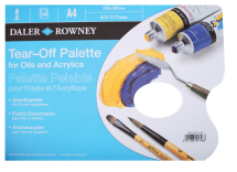 DR TEAR-OFF PALETTE FOR A/C & OILS (Bl/Wh)-A4 404211400