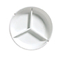 PLASTIC TINTING SAUCER 3 DIVISION (PALETTE) 7cm DIA