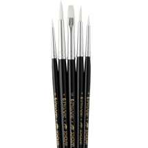 PRO ARTE SCHOLAR BRUSH 34WA WALLET 5 BRUSH SET 34WA