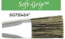 ROYAL SOFT GRIP BRISTLE GLAZE - 3/4