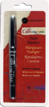 MANUSCRIPT ITALIC MARKER 3.6mm BROAD BLACK MM62081