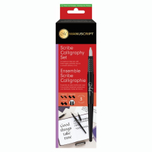 SCRIBE CALLIGRAPHY 3NIB ARTPEN SET MC4301 by MANUSCRIPT