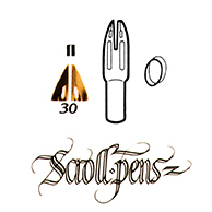 Wm. MITCHELL SCROLL PEN NIBS - 30                  35655