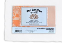 DR LANGTON PRESTIGE 300g ROUGH WATERCOLOUR PAPER 30inchx22inch