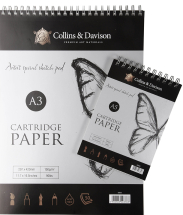 A4 ARTIST SPIRAL SKETCH PAD HEAD BOUND 50 SHEET