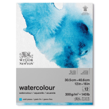 WN WATERCOLOUR GUMMED PAD CP 31 x41cm (12inch x 16inch) 6667004