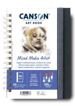 CANSON ART BOOK WB MIXED MEDIA ARTIST PORTRAIT A4 C31200L007