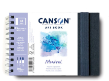 CANSON ART BOOK WB MONTVAL A5 LANDSCAPE 300G 24SH C31200L003