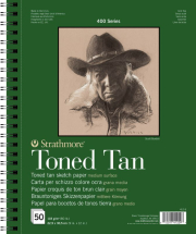 STRATHMORE 400 SERIES TONED TAN SKETCH PAD 9X12inch P412-9-4