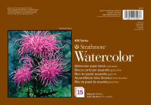 STRATHMORE 400 SERIES W/COLOUR BLOCK 300G 7x10inch 15SH P472-7-4