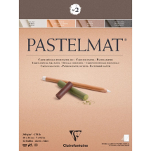 CLAIREFONTAINE NO 2 PASTELMAT PAD 18X24CM 12SH 360G 96005C