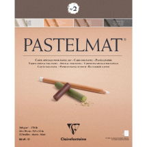 CLAIREFONTAINE NO 2 PASTELMAT PAD 24X30CM 12SH 360G 96007C
