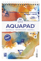 CLAIREFONTAINE GOLDLINE AQUA PAD SPIRAL A4 25SH 976103C