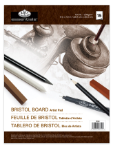 R&L BRISTOL BOARD ARTIST PAD 9 X 12 RD348