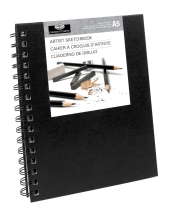 R&L A5 SKETCHBOOK WITH SIDE SPIRAL RSB-A5