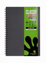 A4 SPIRAL CLASSY HARDBACK GECKO SKETCHBOOK  GEC102