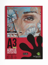 ARTGECKO A3 PRO ACRYLIC SKETCHPAD PORTRAIT GEC006