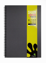 SHADY GECKO BLACK A3 PORTRAIT 200gsm CARD SKETCHBOOK  GEC402