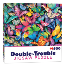 DOUBLE-TROUBLE PUZZLE - BUTTERFLIES 28521