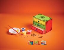 HOUSE OF CRAFTS CHEST OF DRAWERS PAINTING KIT HC630