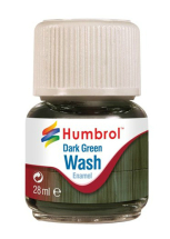 HUMBROL DARK GREEN ENAMEL WASH 28ml AV0203