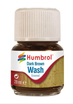 HUMBROL DARK BROWN ENAMEL WASH 28ml AV0205