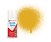 HUMBROL 16 GOLD 150ml ACRYLIC SPRAY