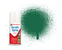 HUMBROL 30 DARK GREEN 150ml ACRYLIC SPRAY AD6030