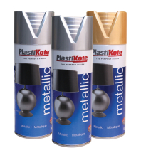 PLASTIKOTE METALLIC SPRAY PAINT 400ml - GOLD 620