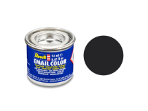 REVELL ENAMEL TAR BLACK MATT 14ml
