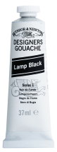 WN DESIGNERS GOUACHE 37ml - LAMP BLACK 0614337