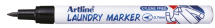 ARTLINE FINE TIP BLACK LAUNDRY MARKER EK-750