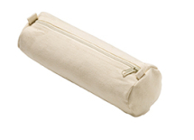 NATURAL CANVAS PENCIL CASE DIAMETER = 7.5CM CBP1S