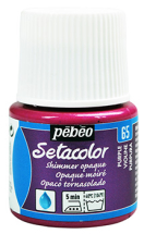 PEBEO SETACOLOR OPAQUE 45ml - SHIMMER PURPLE 295065