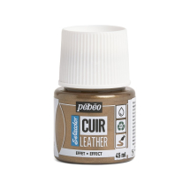 PEBEO SETACOLOR LEATHER 45ML METAL BRONZE 295632