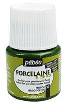PEBEO PORCELAINE 150 45ml - PERIDOT GREEN 024-030