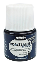 PEBEO PORCELAINE 150 45ml - ABYSS BLACK 024-041