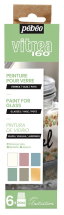 PEBEO VITREA 160 INITIATION PASTEL 6X20ML SET 3 756463
