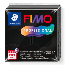 FIMO PROFESSIONAL BLACK 57g BLOCK 8040-9