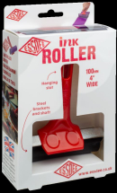 LINO ROLLER 100mm / 4inch Red Handle