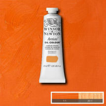 WN ARTIST OIL COLOUR 37ml -CADMIUM ORANGE 1214089