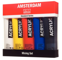 MIXING SET 5 x 120ml AMSTERDAM ACRYLIC STANDARD