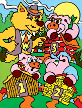 R&L MY FIRST - PIGS & WOLF MFP12