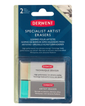 DERWENT TECHNIQUE ERASER 2 PACK  2305815