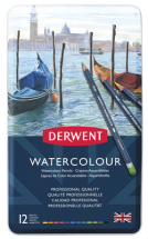 DERWENT WATERCOLOUR PENCIL 12 TIN 32881