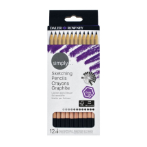 DR SIMPLY HEXAGONAL SKETCH PENCIL 12PCS SET D644255012